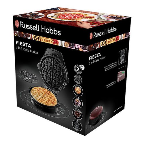 Gaufrier 3en1 900w Noir/rouge - 24620-56