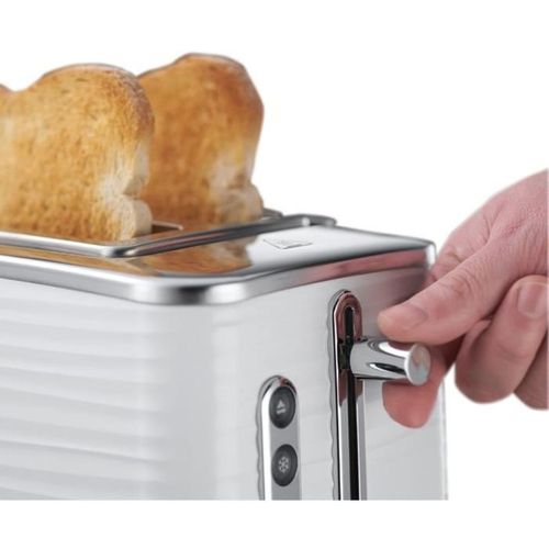 Grille-pain - Inspire Blanc - 1050 W - Fentes Extra Larges - Lift'n Look, Réchauffage, Décongélation