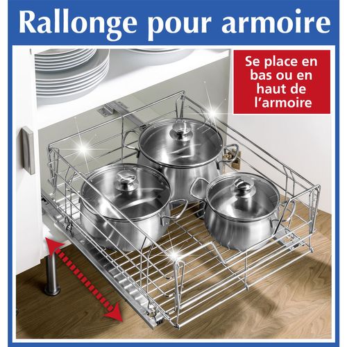 Système-rallonge Pour Armoire Midi - Chromé