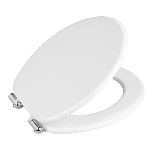 Abattant De Wc En Bois Mdf "urbino" - Blanc - Universelle