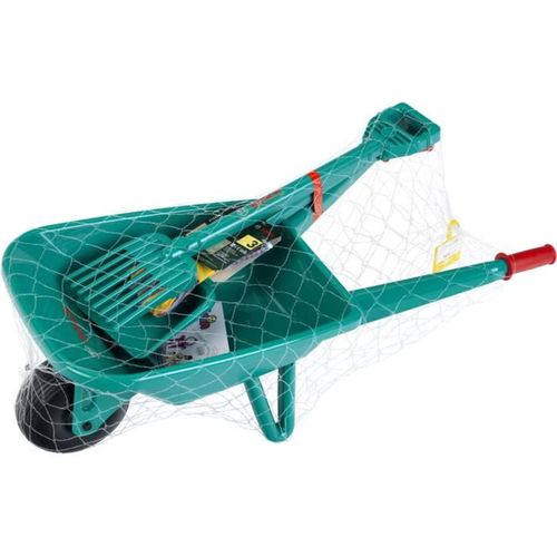 Set De Jardinage Enfant Bosch Mini Avec Brouette Et Outils, Vert