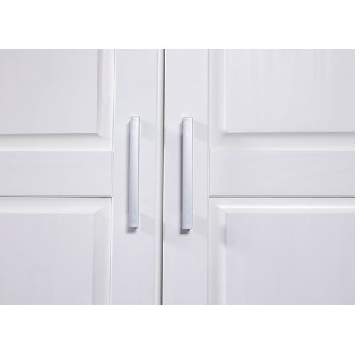 Armoire 2 portes HAKON en Bois Massif Blanc vue détaillée