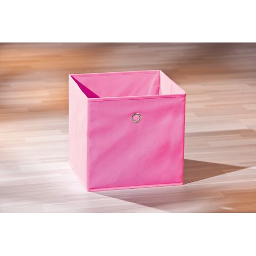 Boite de rangement pliable en tissu WINNY Rose