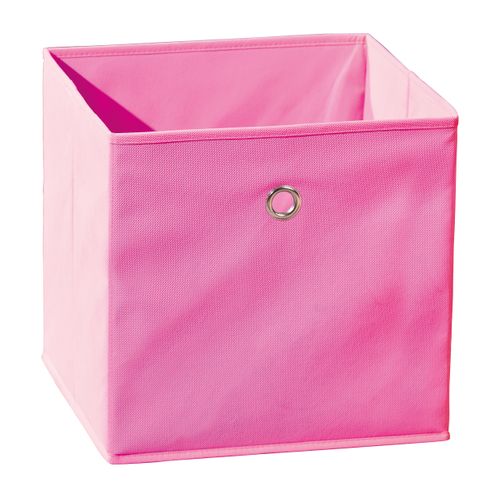 Boite de rangement pliable en tissu WINNY Rose