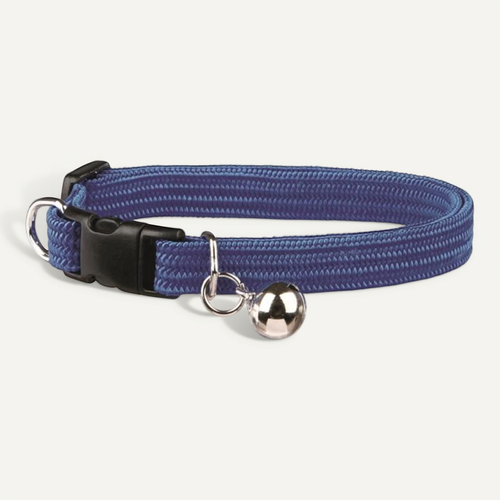 Collier Élastique Nylon Violet Pour Chat
