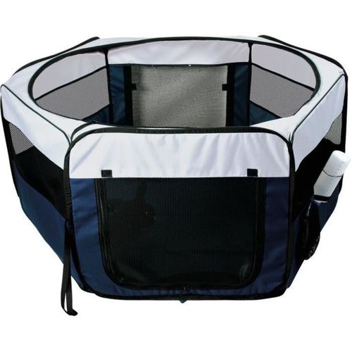 Enclos Pliable Pour Petits Animaux 150 X 65 Cm - Polyester, Turquoise/gris