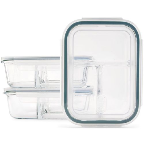 Ensemble De Boite à Repas En Verre 3 Pièces  C-fhdm4021g