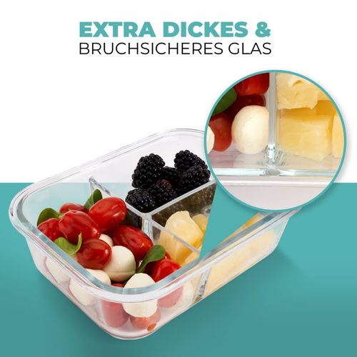 Ensemble De Boite à Repas En Verre 3 Pièces  C-fhdm4021g