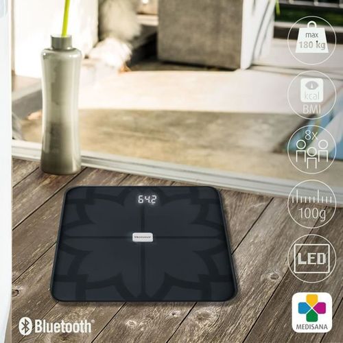 Pese-personne D‘analyse Corporelle Connect Bluetooth 40510 Piles Incluses