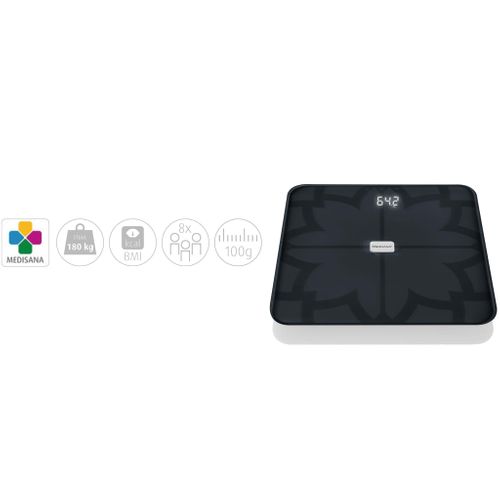 Pese-personne D‘analyse Corporelle Connect Bluetooth 40510 Piles Incluses