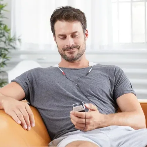 Appareil De Thérapie 3-en-1 Tens Ems Massage Blanc, 22 Programmes