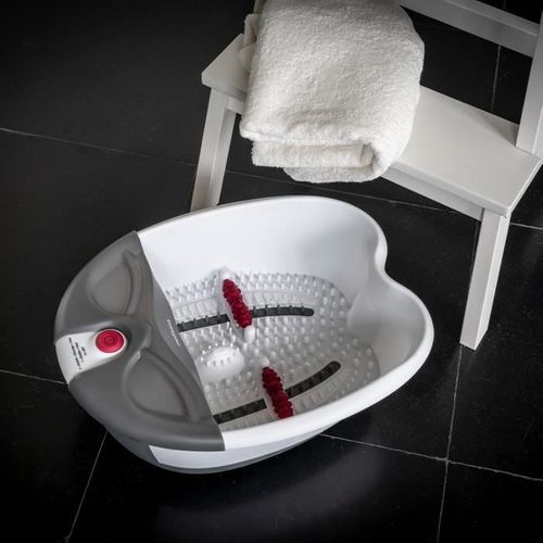 Fs 300 - Bain Pour Pieds - Blanc - Massage Spa Et Vibration Relaxant