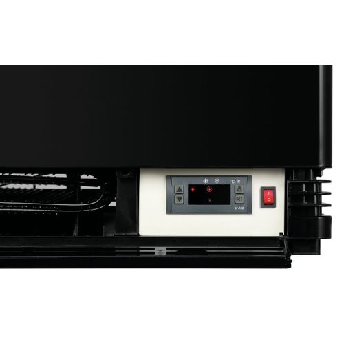 Mini Frigo Vitrine à Poser - Noire 78 L-