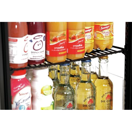 Mini Frigo Vitrine à Poser - Noire 78 L-