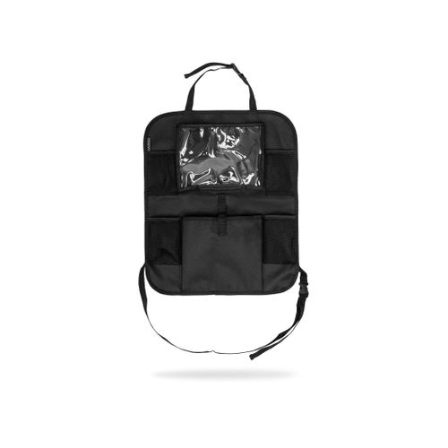 Organisateur Voiture Bébé Avec Compartiment Tablette / Protège Siège Auto Universelle - Noir