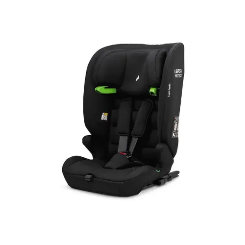 Siège Auto Enfant Lupo Isofix I-size - 76-150 Cm - 15 Mois à 12 Ans - Groupe 1/2/3 - Noir