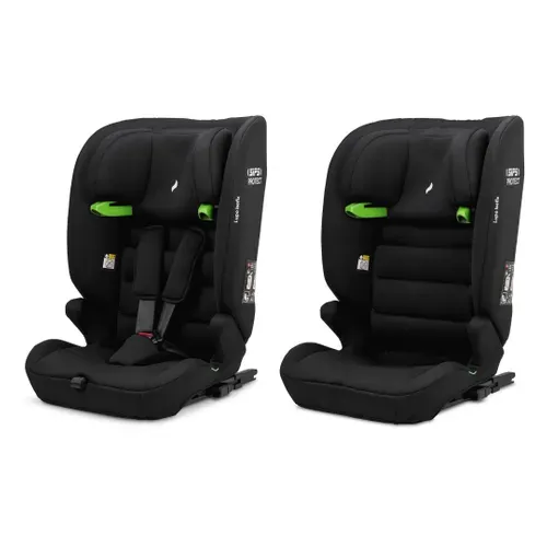 Siège Auto Enfant Lupo Isofix I-size - 76-150 Cm - 15 Mois à 12 Ans - Groupe 1/2/3 - Noir