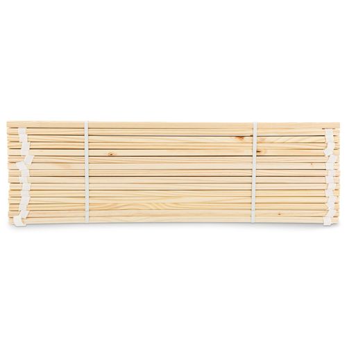 Sommier En Pin Massif, 15 Lattes Sans Cadre, Couchage 100 X 200 Cm
