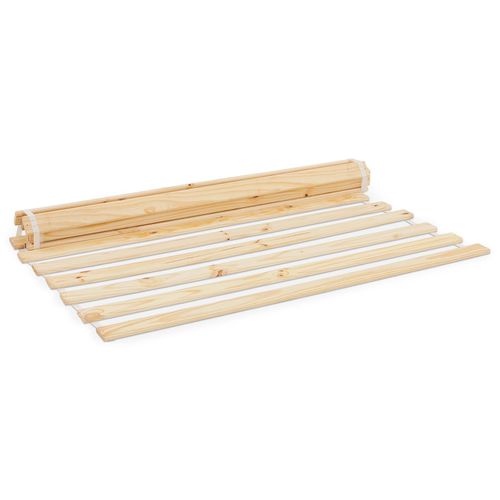 Sommier En Pin Massif, 15 Lattes Sans Cadre, Couchage 140 X 200 Cm