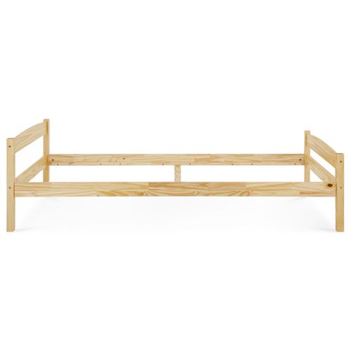 Lit En Pin Boris, 90 X 200 Cm, Vernis Naturel