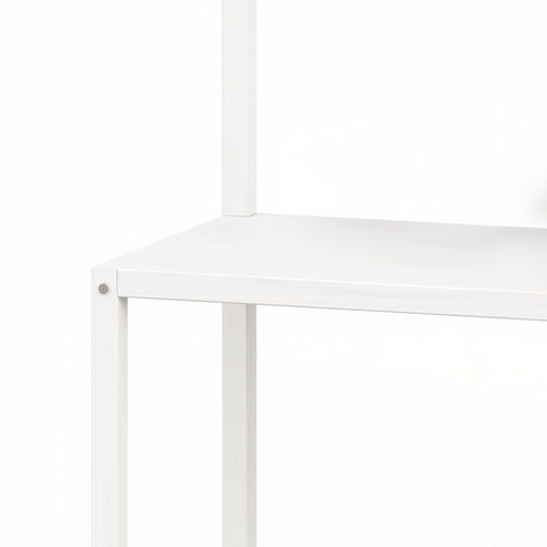 Bureau Enfant Nivia En Forme De Maison En Pin Massif Lasuré Blanc
