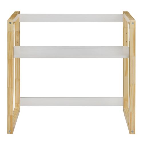 Bureau Enfant Suza Réglable En Hauteur En Pin - Blanc/naturel