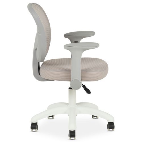 Chaise De Bureau Enfant Amelia Réglable En Tissu Mesh - Gris