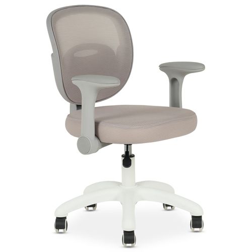 Chaise De Bureau Enfant Amelia Réglable En Tissu Mesh - Gris