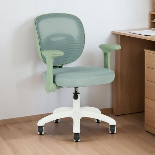 Chaise De Bureau Enfant Amelia Réglable En Tissu Mesh - Vert