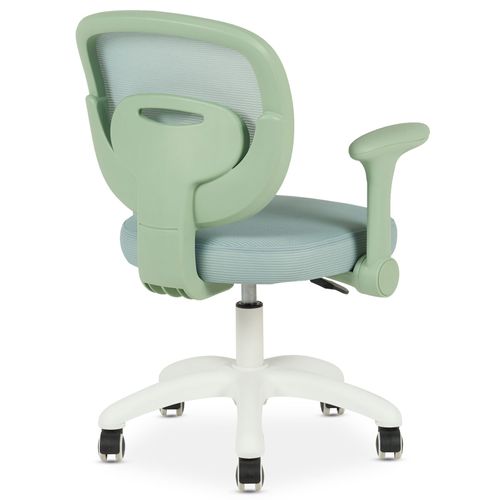 Chaise De Bureau Enfant Amelia Réglable En Tissu Mesh - Vert
