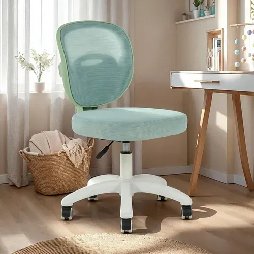 Chaise De Bureau Enfant Mayla Réglable En Tissu Mesh - Vert