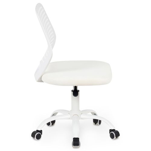 Chaise De Bureau Pour Enfant Jade Pivotante - Blanc