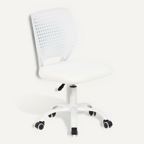 Chaise De Bureau Pour Enfant Jade Pivotante - Blanc