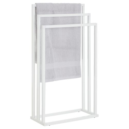 Porte-serviettes Kuno, En Métal Laqué Blanc
