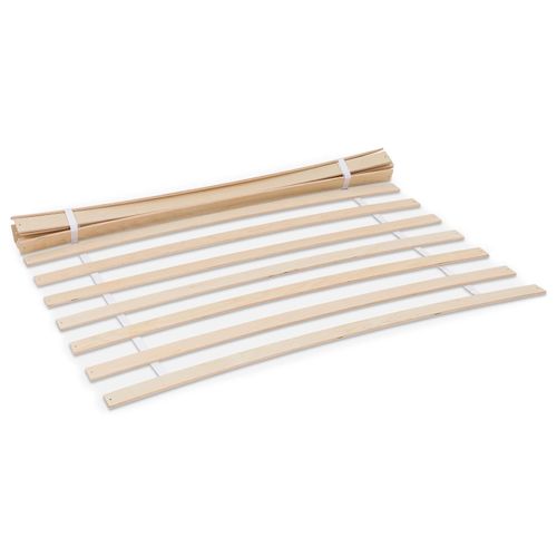 Sommier 120 X 190 Et 120 X 200 Cm Pasia En Bois 17 Lattes Sans Cadre