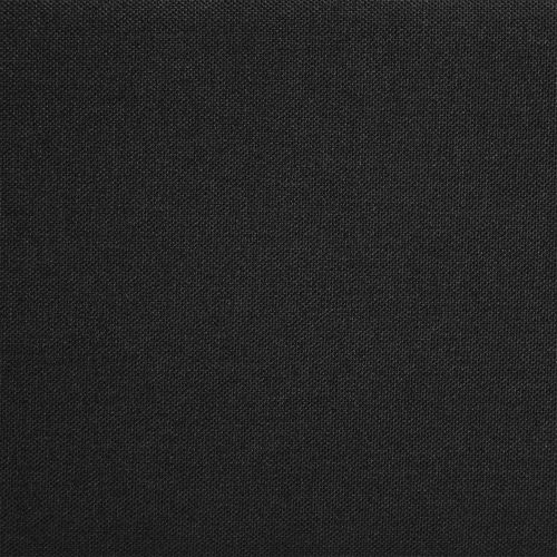 Lit Futon Simple Nizza, 120 X 190 Cm, Avec Sommier, Revêtement En Tissu Noir