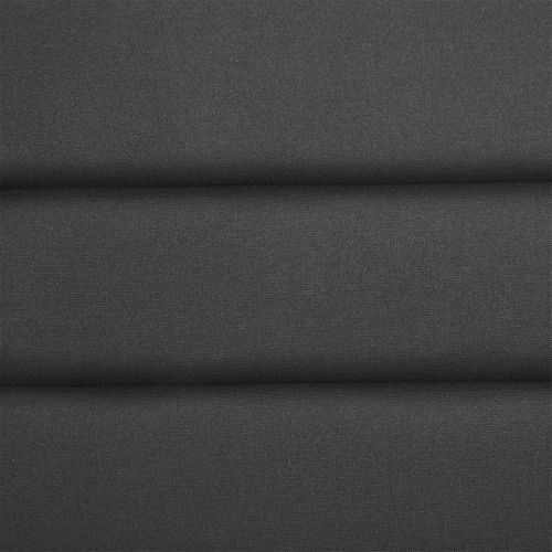 Lit 1 Place Florida, 90 X 190 Cm, Capitonné Avec Sommier, Revêtement En Tissu Noir