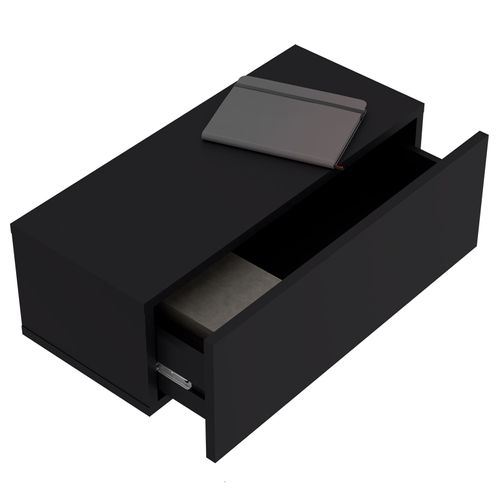 Tiroir Suspendu Thala, En Bois - Noir