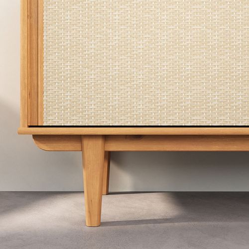 Buffet Simona L 175 Cm En Bois Massif - Coloris Chêne