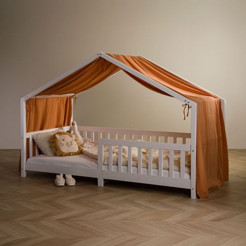 Rideau De Lit LIAN, En Mousseline - Cuivré