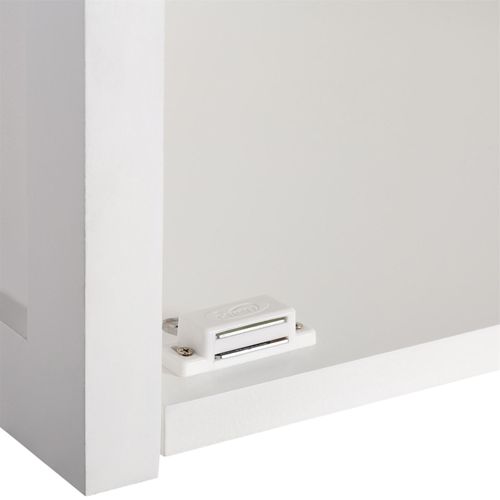 Table De Chevet Gato Avec Niche Pour Chat En Mdf Blanc