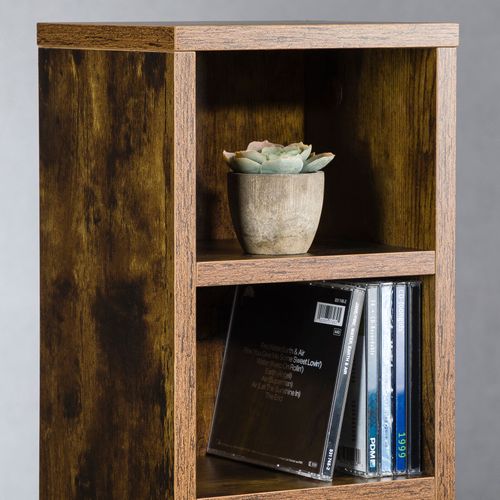Étagère Pour Cd Et Dvd Melodie, En Bois - Old Style