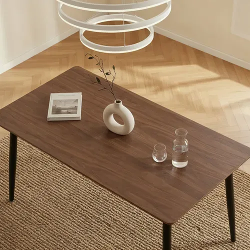 Table à Manger Nora L 120 Cm, 4 Personnes - Coloris Noyer