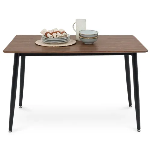 Table à Manger Nora L 120 Cm, 4 Personnes - Coloris Noyer