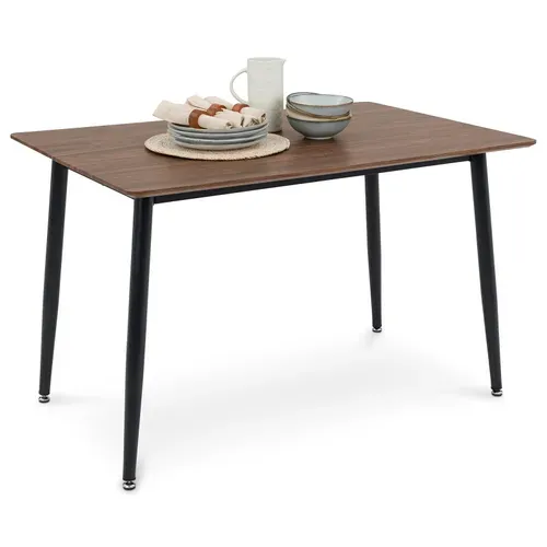 Table à Manger Nora L 120 Cm, 4 Personnes - Coloris Noyer