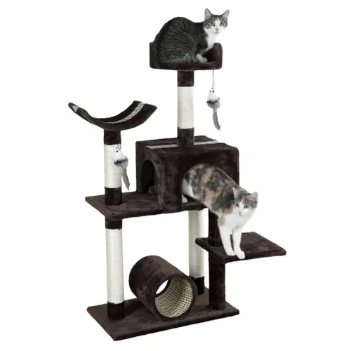 Arbre À Chat Safari Big 122 Cm Marron Foncé