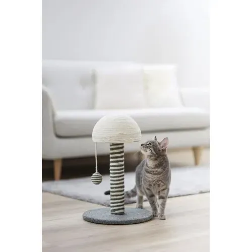 Arbre à Chat - 42cm - Funghi - Gris/blanc - Sisal
