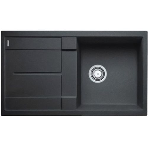 Evier à Encastrer 50cm Manuel Anthracite Avec Siphon - 513221