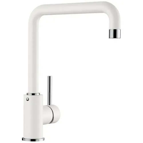 Mitigeur MILI blanc vue 3/4