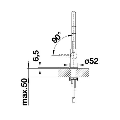 Mitigeur Avec Douchette Inox - 523121